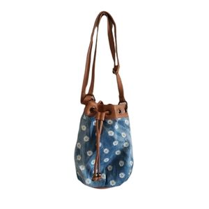 Daisy Denim Bucket Bag
